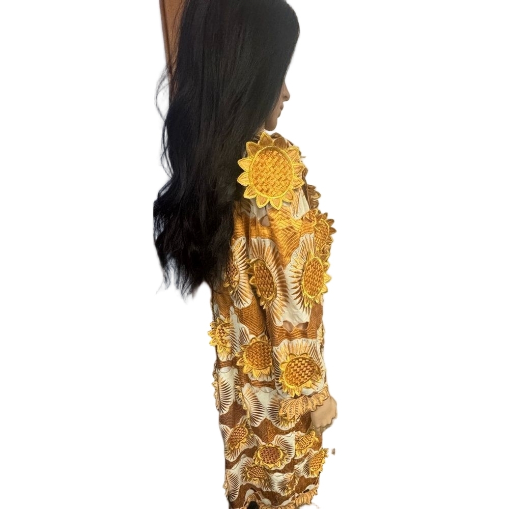 Custom Sunflower Patterned Dress - Picture 4 of 4
